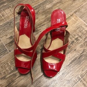 Michael Kors red heels